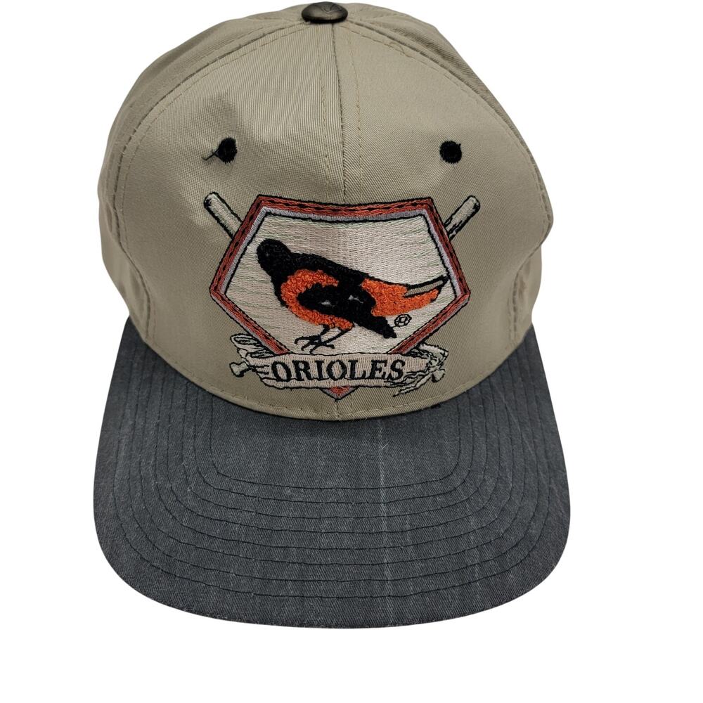 Vintage Baltimore Orioles Starter Snapback Hat Paisley Underbrim MLB 90s Cap
